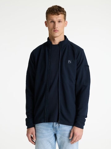 Vestes en maille ' Zino' CHASIN' en bleu : devant