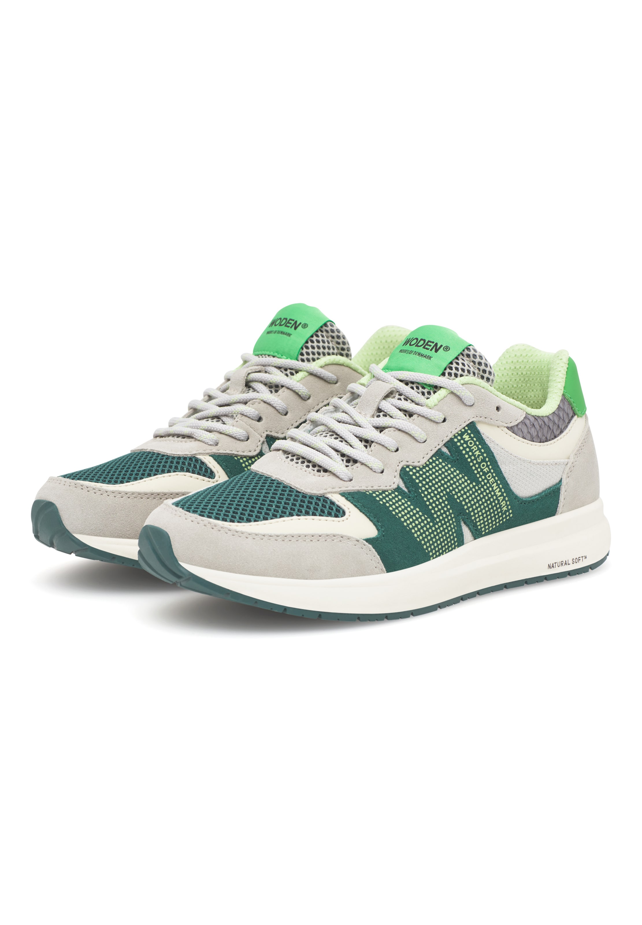 WODEN Sneakers laag 'Rigmor Open Mesh' in Groen