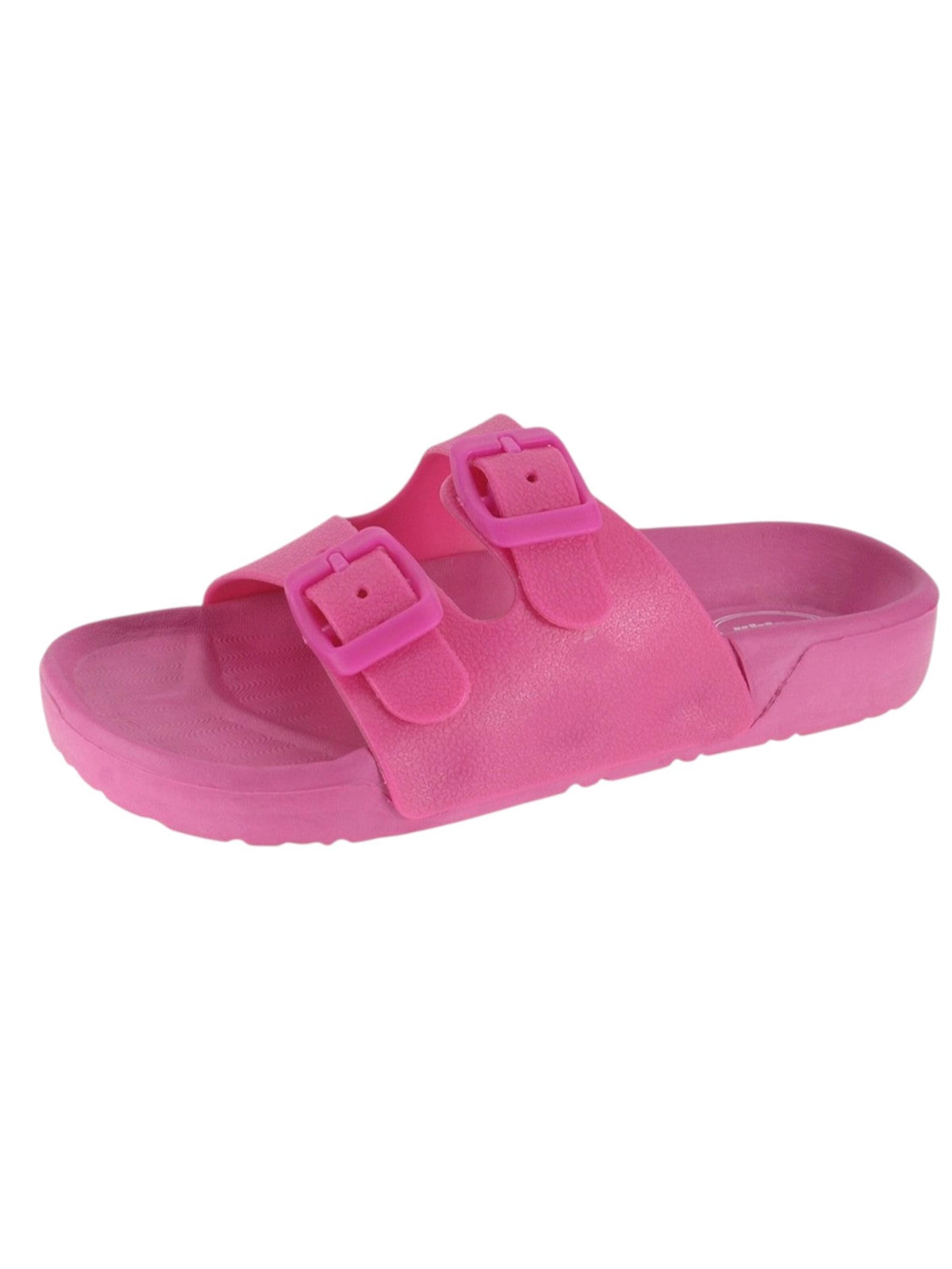 Beppi Strand-/badschoen 'Slipper' in Roze: voorkant