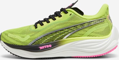 PUMA Sapatilha de corrida 'Velocity Nitro 3 Psychedel' em cinzento / lima / rosa, Vista do produto