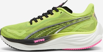 PUMA Running Shoes 'Velocity Nitro 3 Psychedel' in Green: front