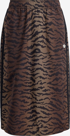 Jupe ADIDAS ORIGINALS en marron : devant