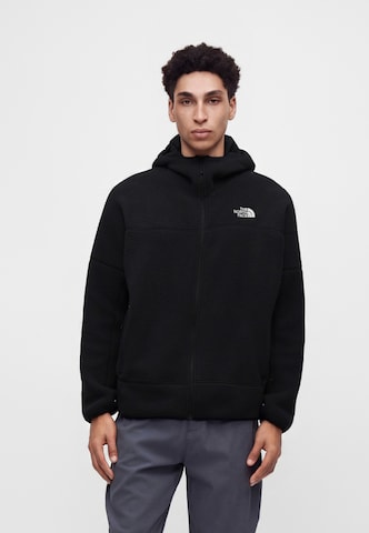 THE NORTH FACE - Chaqueta polar 'NSE MASK' en negro: frente