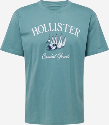 T-Shirt 'COASTAL' HOLLISTER en bleu : devant