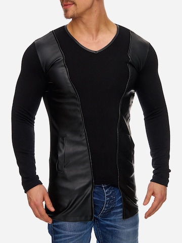 Tazzio Shirt '1218-1' in Schwarz