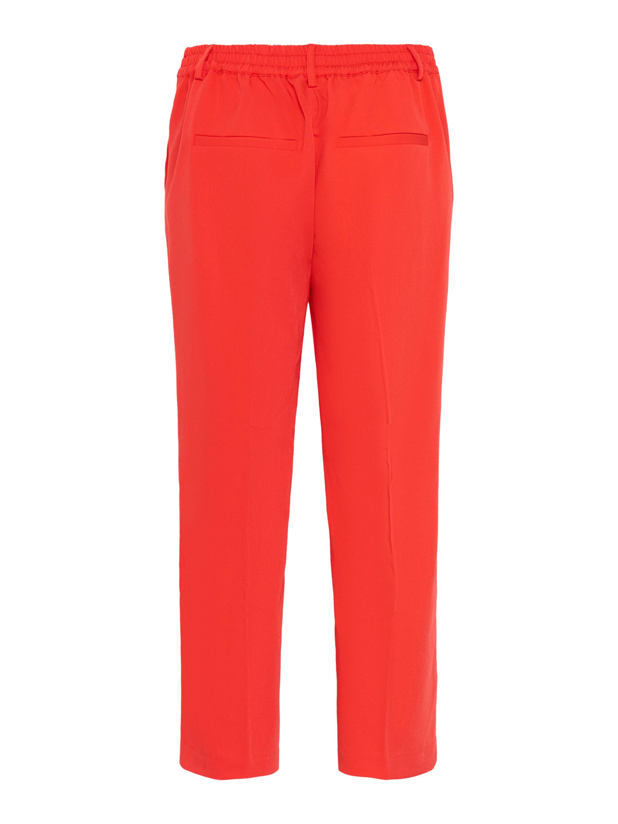 Kaffe Широка кройка Панталон с ръб 'KASakura' в червено