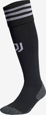 ADIDAS PERFORMANCE Soccer Socks 'Juventus Turin 22/23' in Black: front