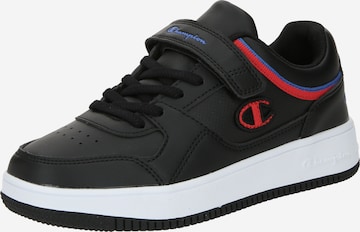 Champion Authentic Athletic Apparel Sneakers 'REBOUND' in Zwart: voorkant