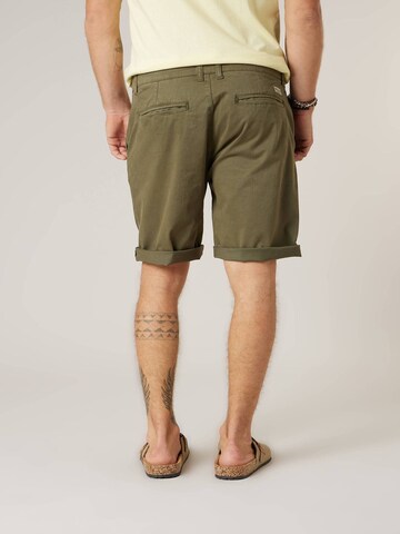 Regular Pantalon chino 'Varty' Deeluxe en vert