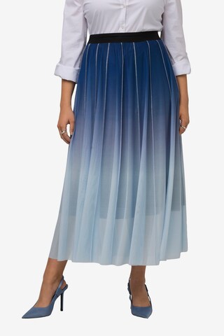 Ulla Popken Rok in Blauw: voorkant