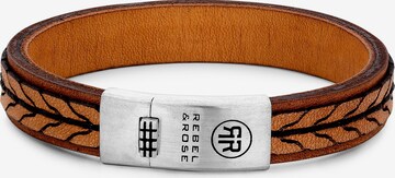 Rebel & Rose Bracelet in Brown: front