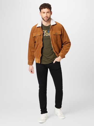 JACK & JONES Tričko 'Friday' – zelená