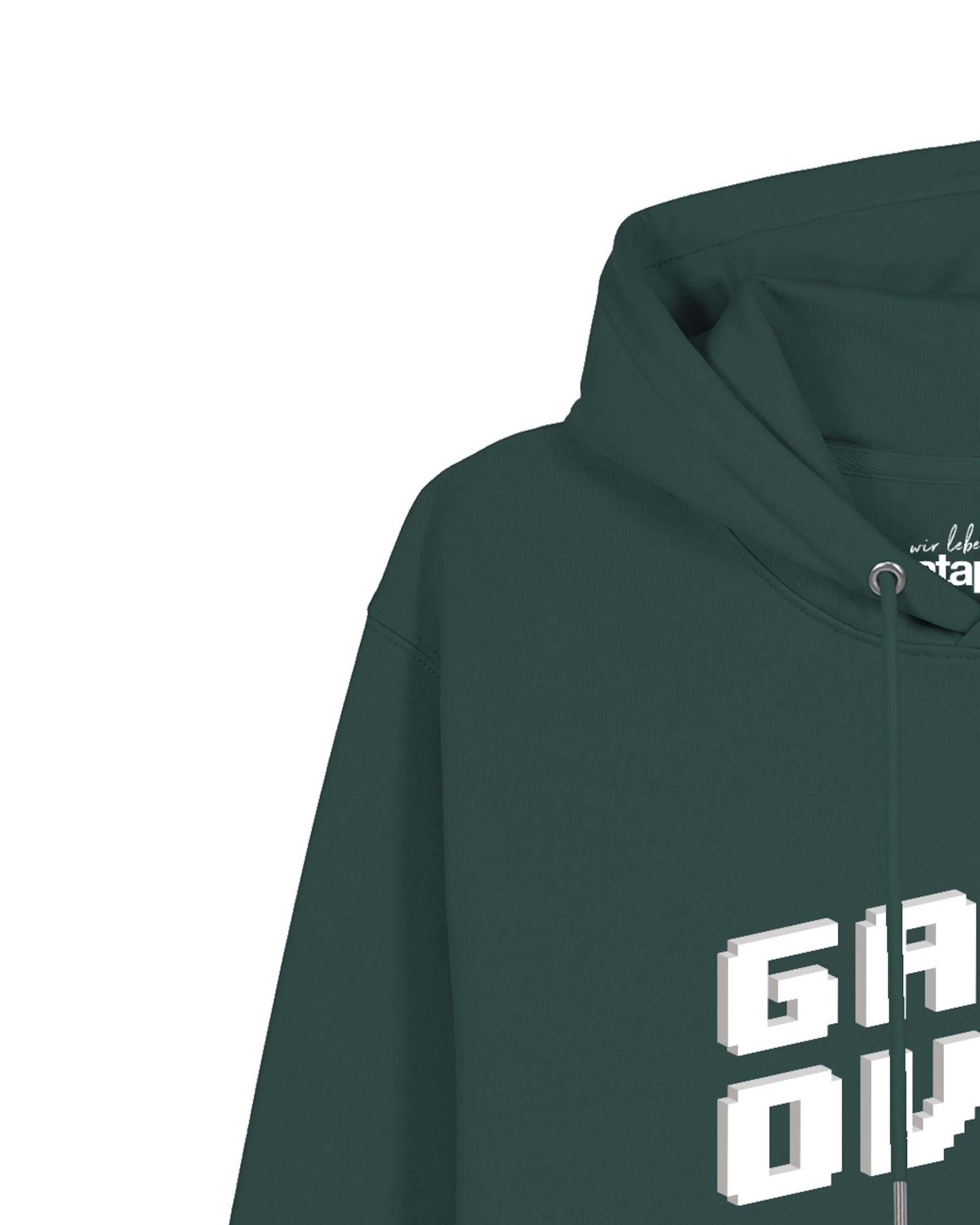 Felpa 'Game Over' di Watapparel in verde