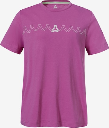 T-shirt fonctionnel 'Elmori' Schöffel en rose : devant