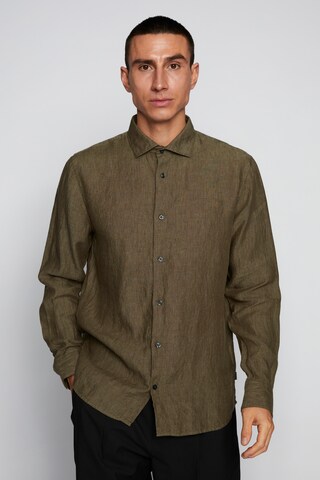 Matinique Regular fit Overhemd 'Marc' in Groen