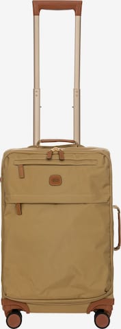 Trolley 'X-Travel' di Bric's in beige: frontale