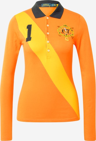 Polo Ralph Lauren - Camisa 'SASH' em laranja: frente