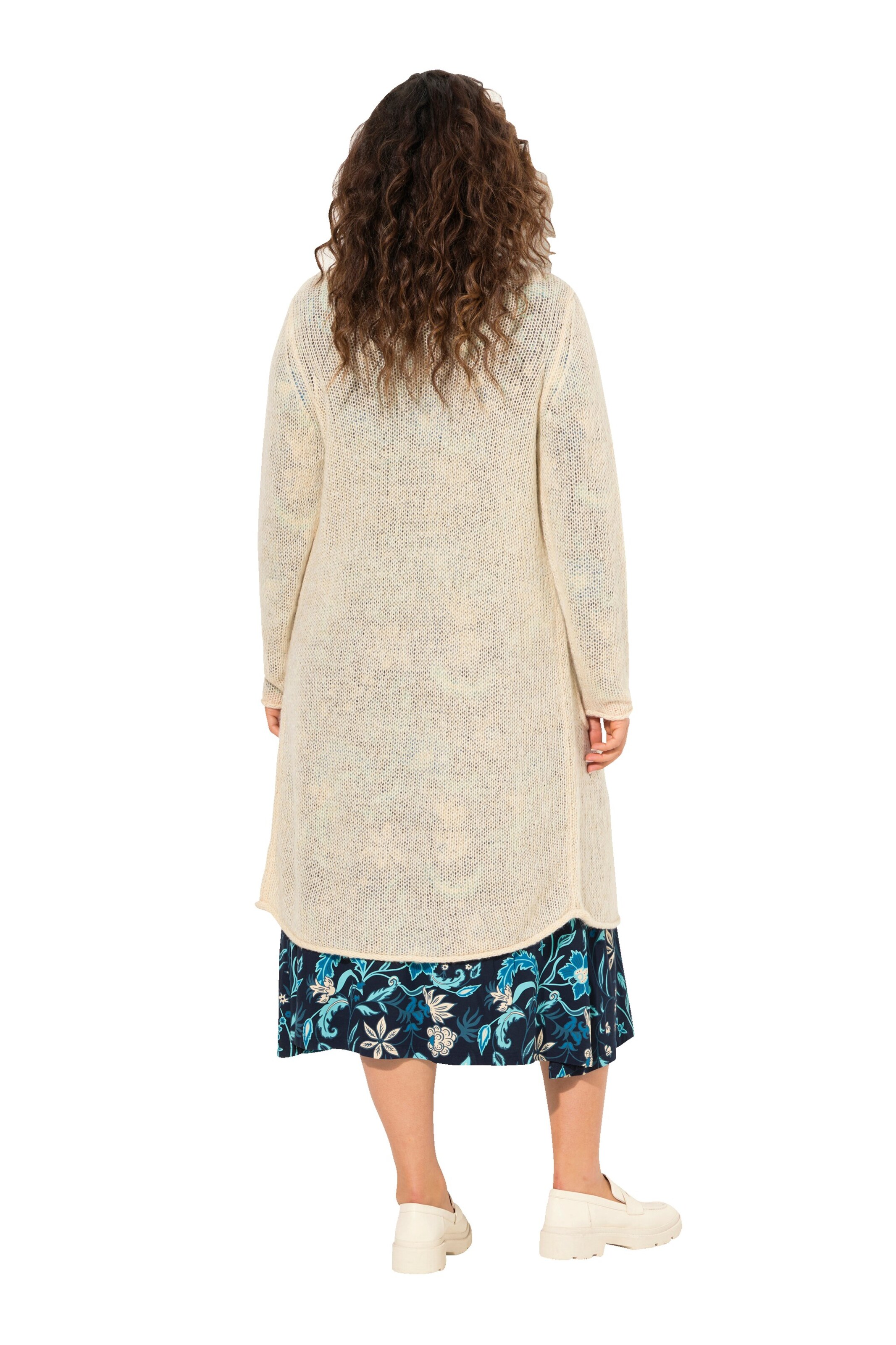 Ulla Popken Gebreid vest in Beige