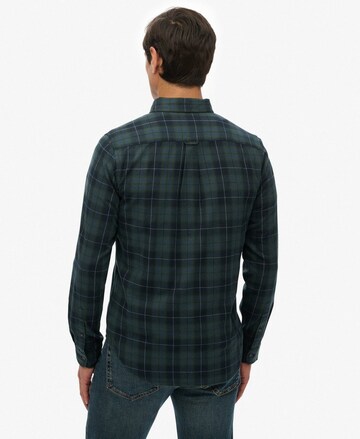 Superdry Regular fit Overhemd in Groen
