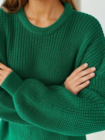 Pullover extra large di My fashion in verde