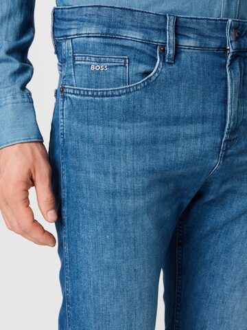 BOSS Regular Jeans 'Delaware' in Blauw