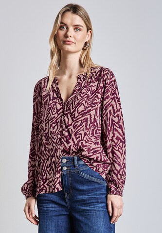STREET ONE Blouse in Red: front