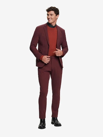 Slimfit Pantaloni eleganți de la ESPRIT pe roșu