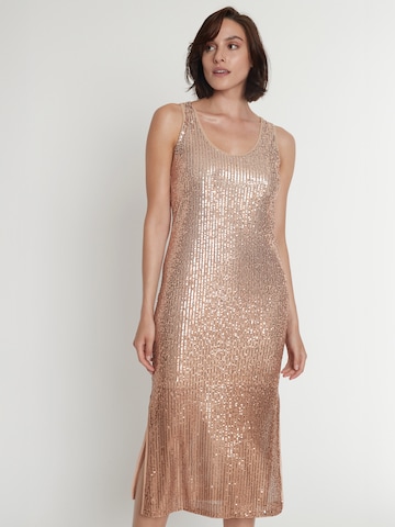 Ana Alcazar Evening Dress 'Paasy' in Gold: front