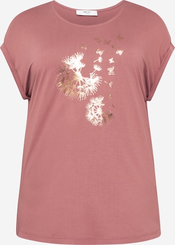 T-shirt 'Claudia' ABOUT YOU Curvy en rose : devant