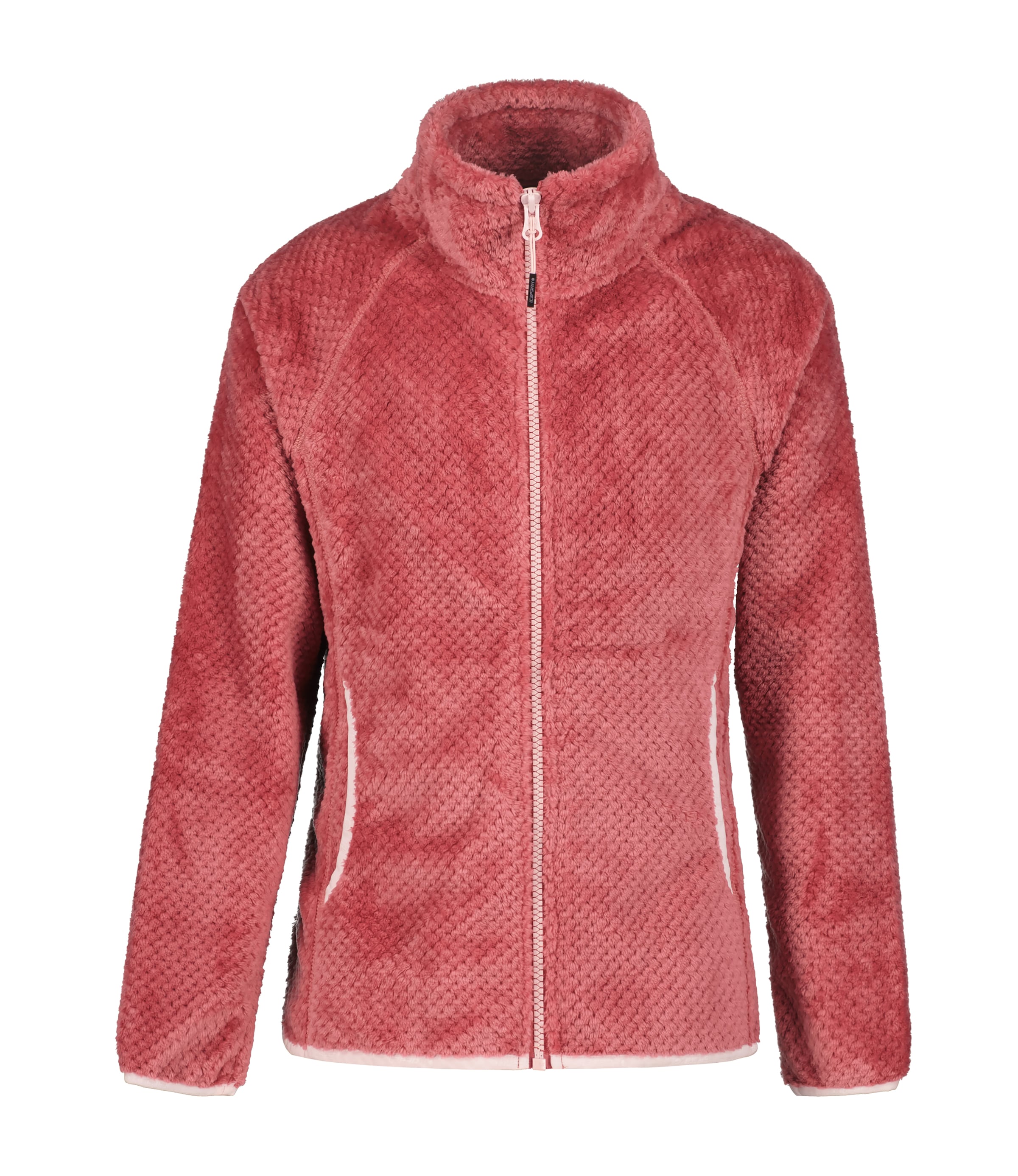 ICEPEAK Athletic Fleece Jacket in Red: front