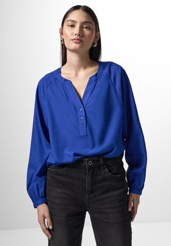 Street One Studio Bluse in Blau: Vorderseite