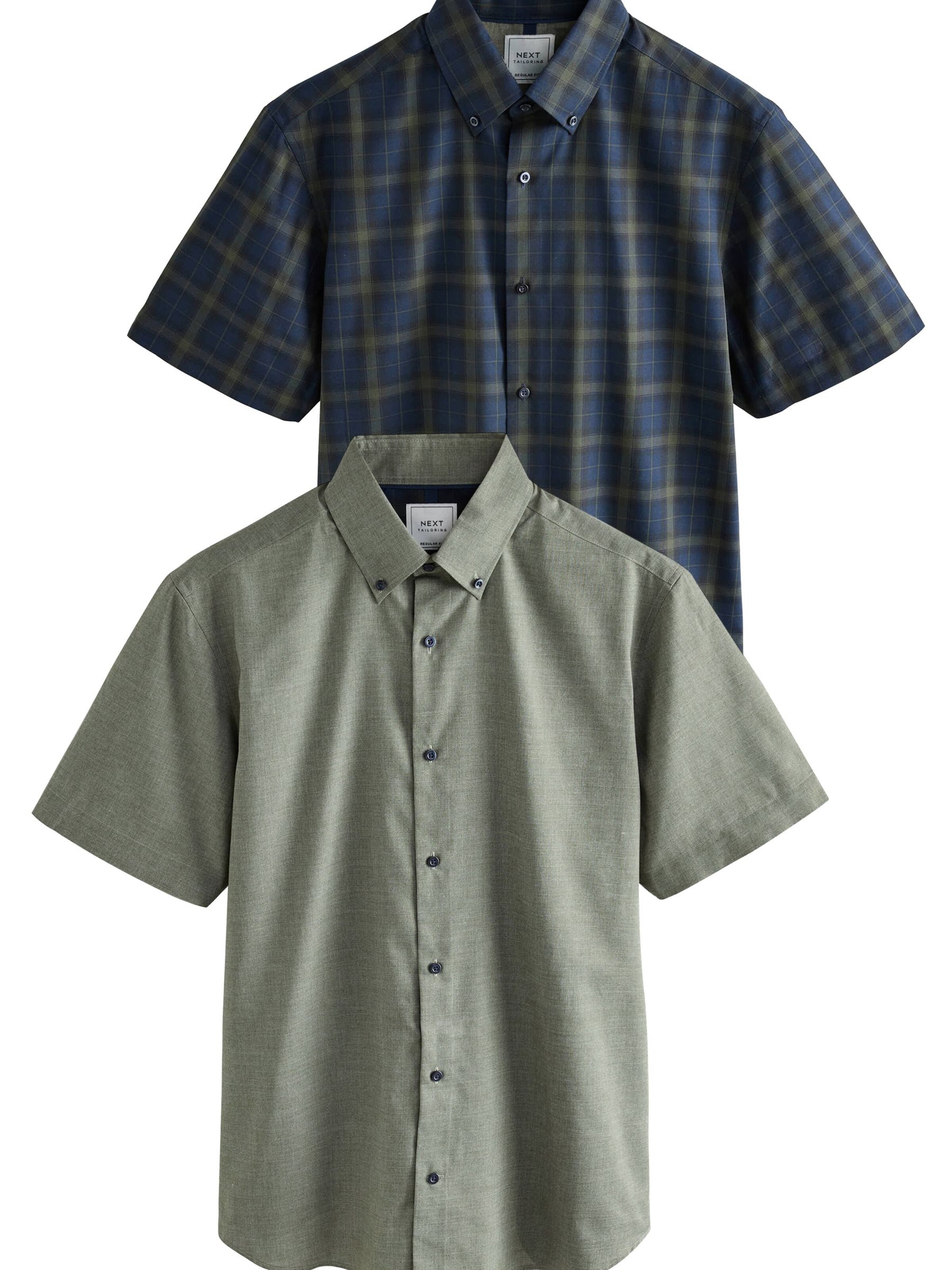 Next Regular Fit Skjorte i grøn: forside