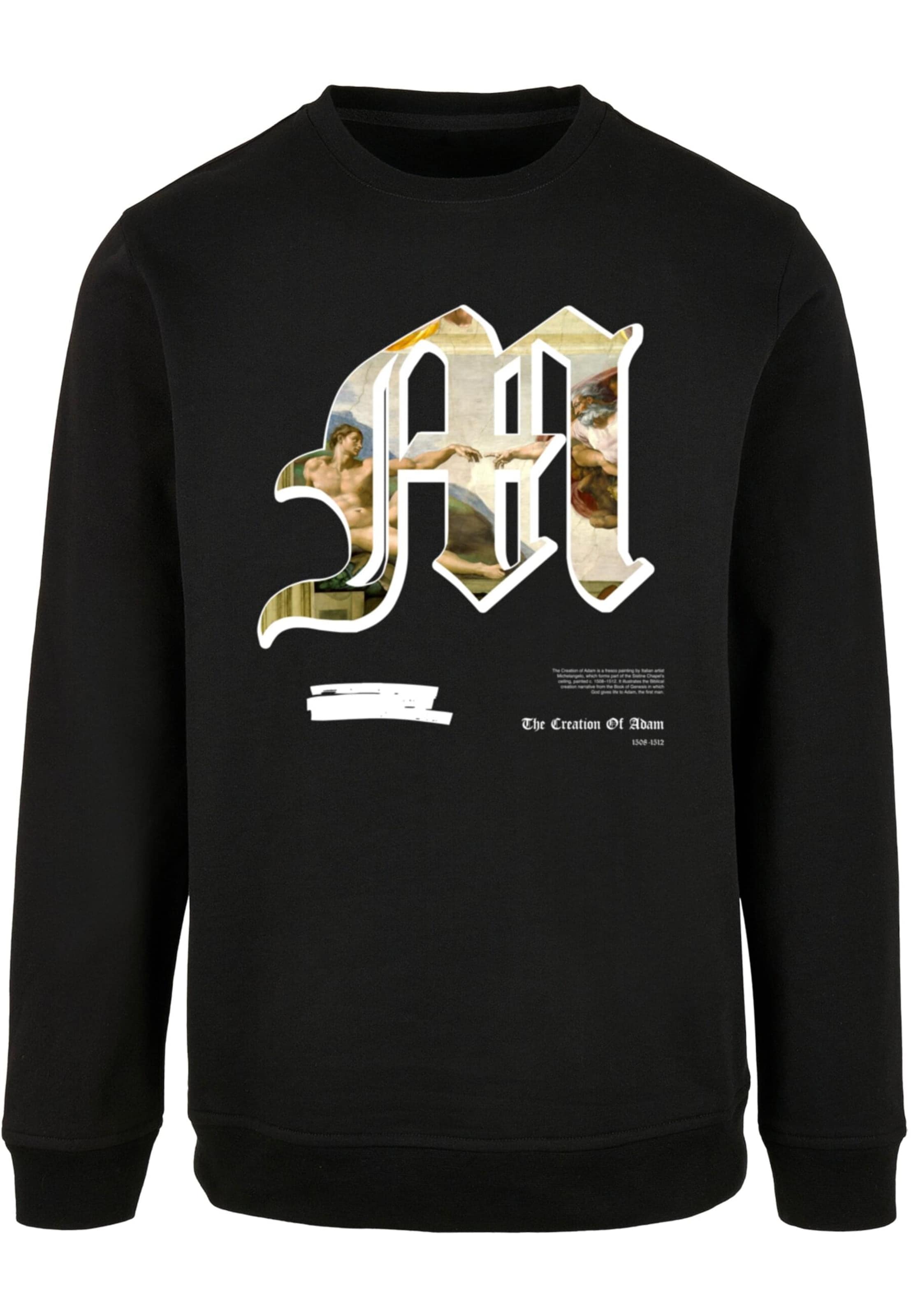 Merchcode Sweatshirt in Schwarz: Vorderseite