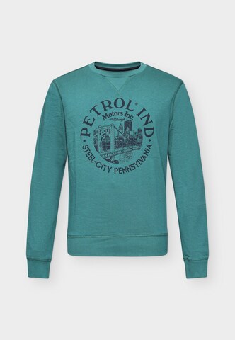 Petrol Industries Sweatshirt in Green: front