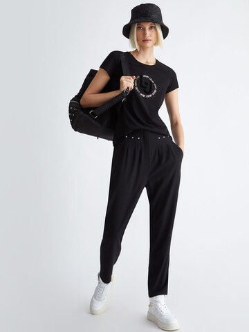 Liu Jo - regular Pantalón plisado en negro