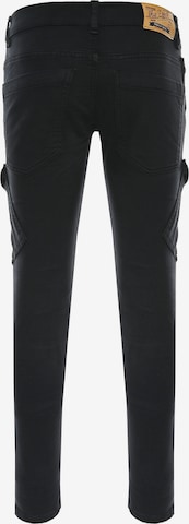 BLUE EFFECT Slimfit Broek in Zwart