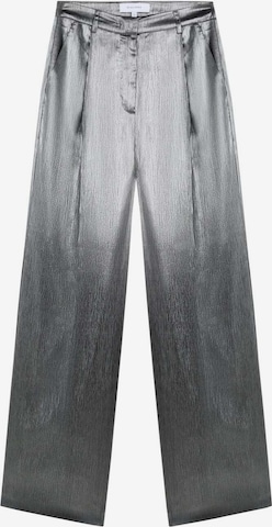 Scalpers Wide Leg Hose in Silber: predná strana