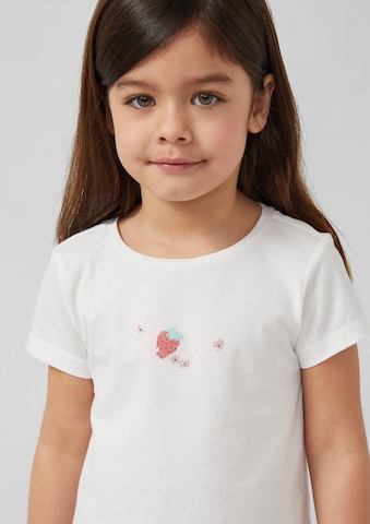 T-Shirt s.Oliver en blanc