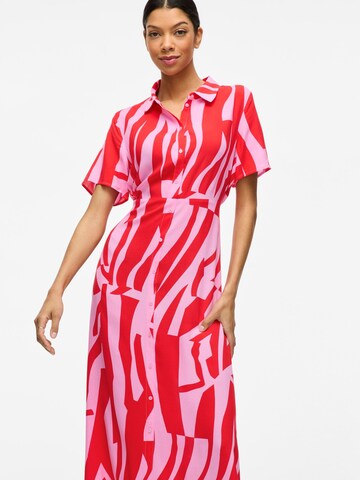 VILA Shirt dress in Red