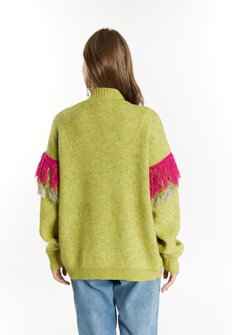 Cardigan 'Hoona' IZIA en vert