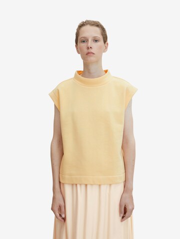 TOM TAILOR Sweatshirt in Yellow: front