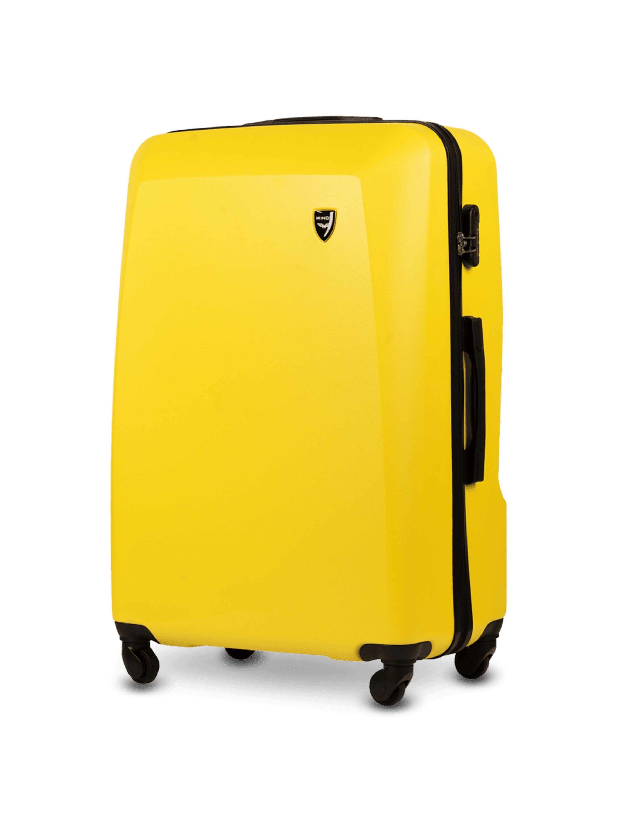 WINGS Walizka 'Large SUITCASE 28" Inch WINGS PLOVER YELLOW ABS material' w kolorze żółty: przód