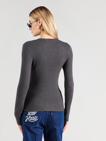 Geacă tricotată 'AWUKINO' de la VERO MODA pe gri