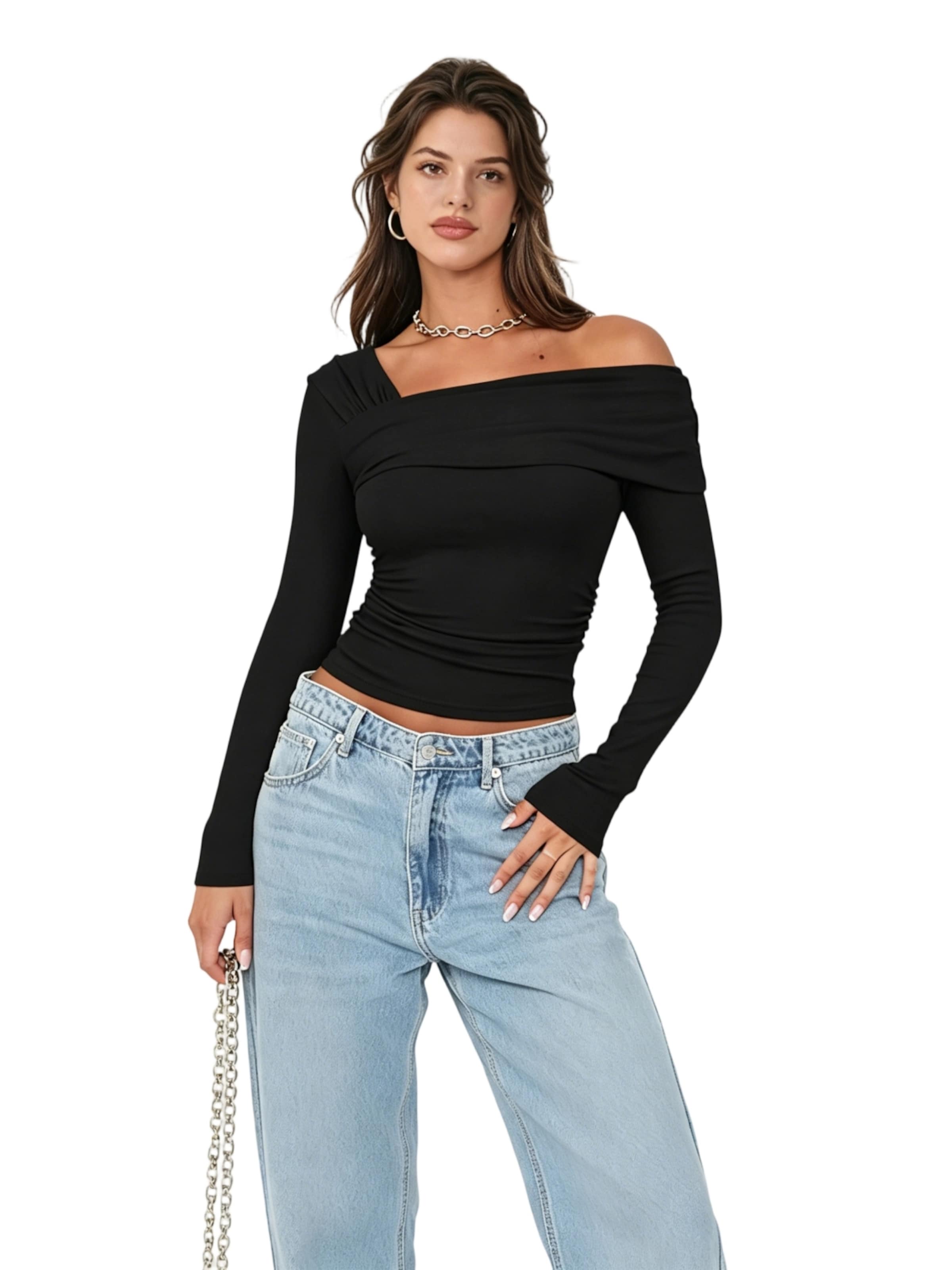 Yesfashion Top‌‌‌‌‌‌‌‌‌ in Schwarz