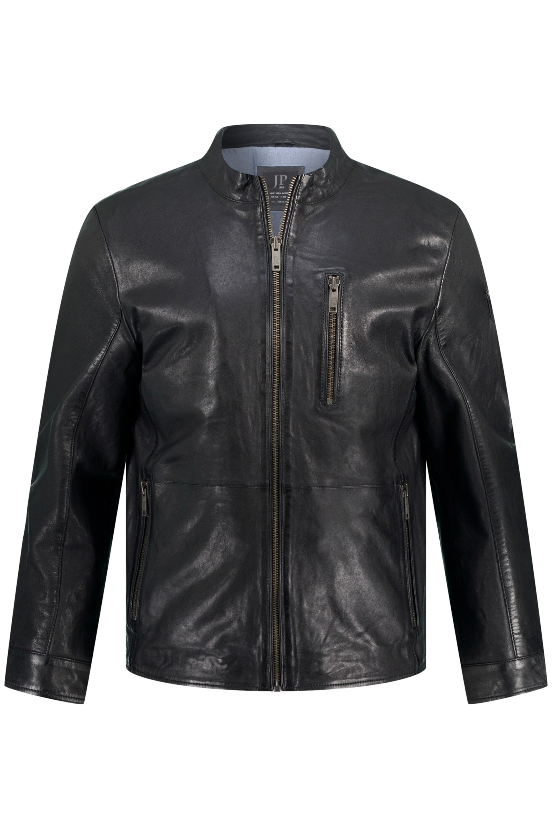 JP1880 Tussenjas in Zwart: voorkant