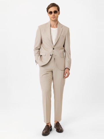 Antioch Slimfit Kostym i beige: framsida