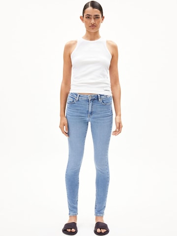 ARMEDANGELS Skinny Jeans 'TiIlaa' in Blue: front
