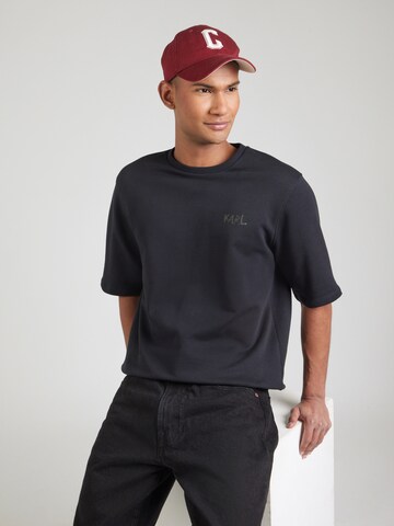 Karl Lagerfeld Majica | modra barva: sprednja stran