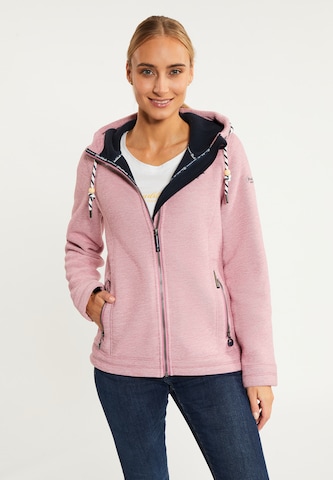 Schmuddelwedda Fleecejacke in Pink: predná strana