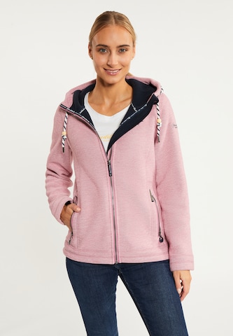 Schmuddelwedda Fleece jacket in Pink: front